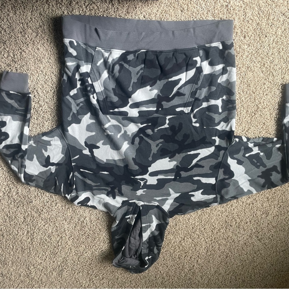 Jordan Gray Camouflage Hoodie